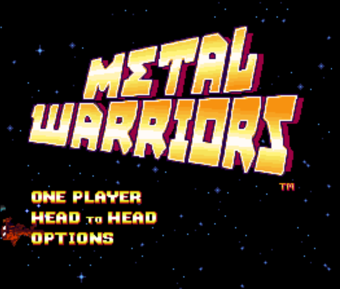Metal Warriors Title Screen